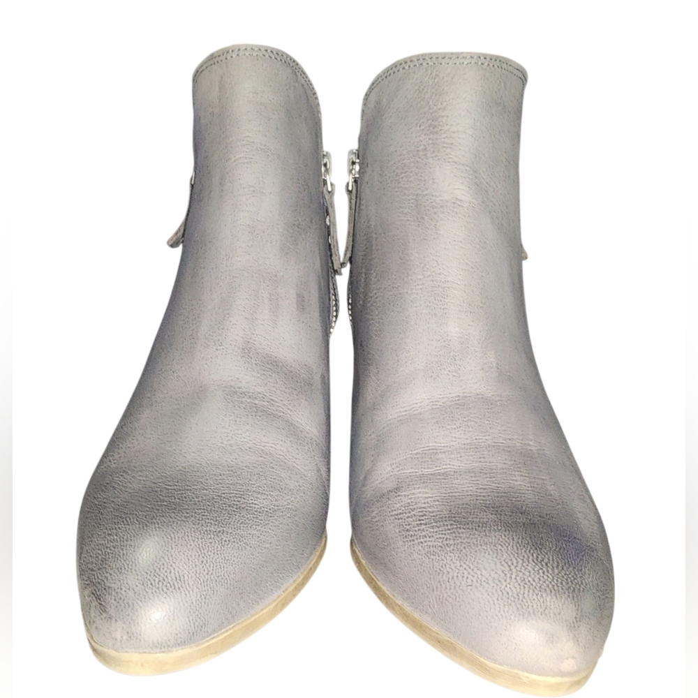 Frye Ankle Boots Judith Double Zip, Gray, Womens 9M​ - Picture 3 of 9